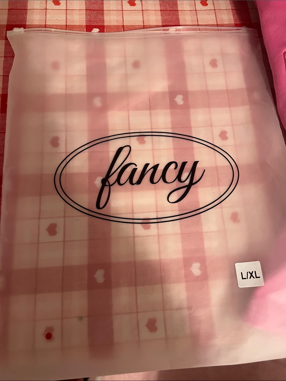 Fancy Oversized 'FANCY' Short-Sleeve Crewneck L/XL & Shorts Size L -Bubblegum - Picture 11 of 12
